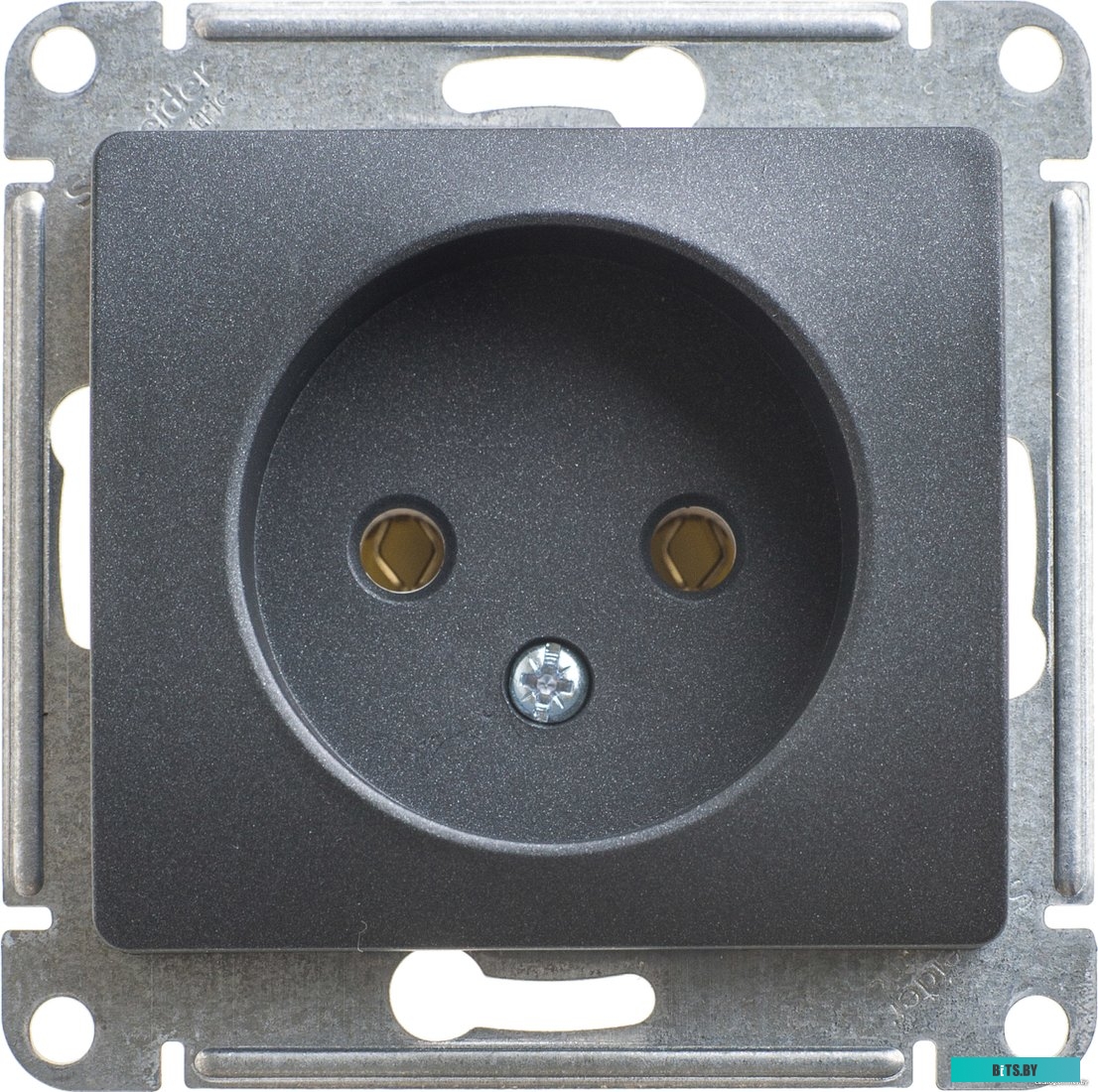 Розетка Schneider Electric Glossa GSL000741 (антрацит)