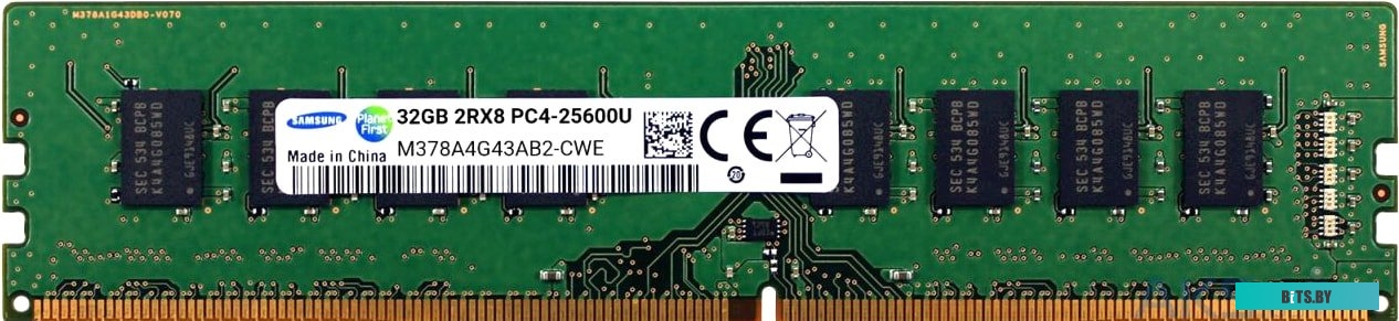 Модуль памяти Samsung 16GB DDR4 PC4-25600 M378A4G43AB2-CWE