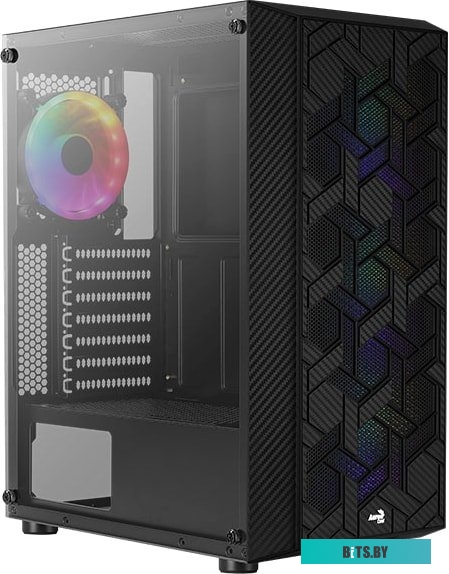 Корпус AeroCool Hive FRGB <Hive-G-BK-v2>