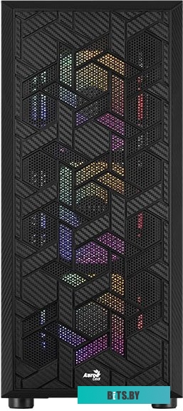 Корпус AeroCool Hive FRGB <Hive-G-BK-v2>