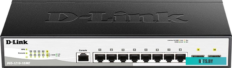 Управляемый коммутатор 2-го уровня D-Link DGS-1210-10/ME/B2A
