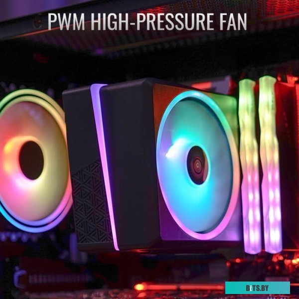 Кулер для процессора AeroCool Cylon 4F WH ARGB PWM 4P