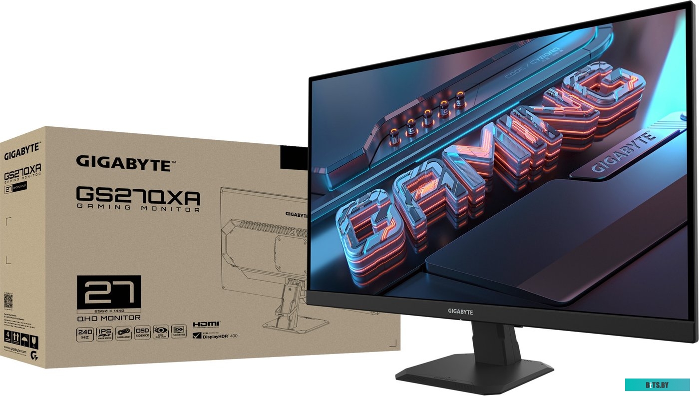 Монитор Gigabyte 27" 20VM0-GS27QXABU-1EUR черный 178гр/178гр