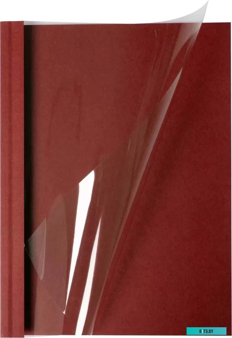 Пластиковая обложка для переплета OPUS C-Bind Soft Clear 299x214 мм F 28 мм X1SC25FBOR (25 шт, бордовый)
