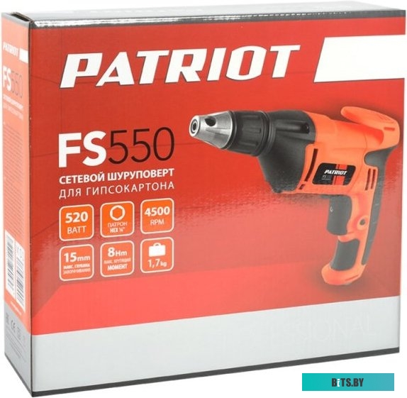 Шуруповерт для гипсокартона Patriot FS 550 120301409 <120 30 1409>