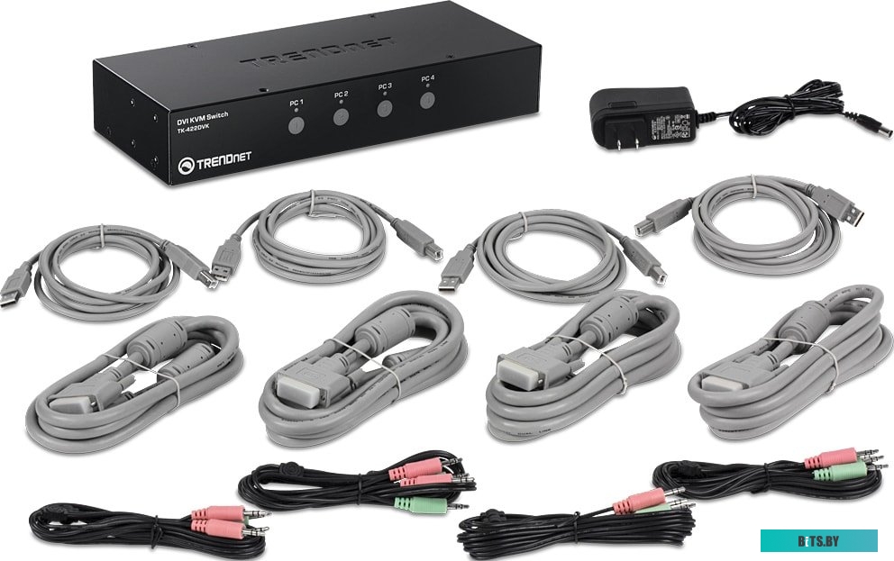 Комплект адаптеров TRENDnet TK-422DVK