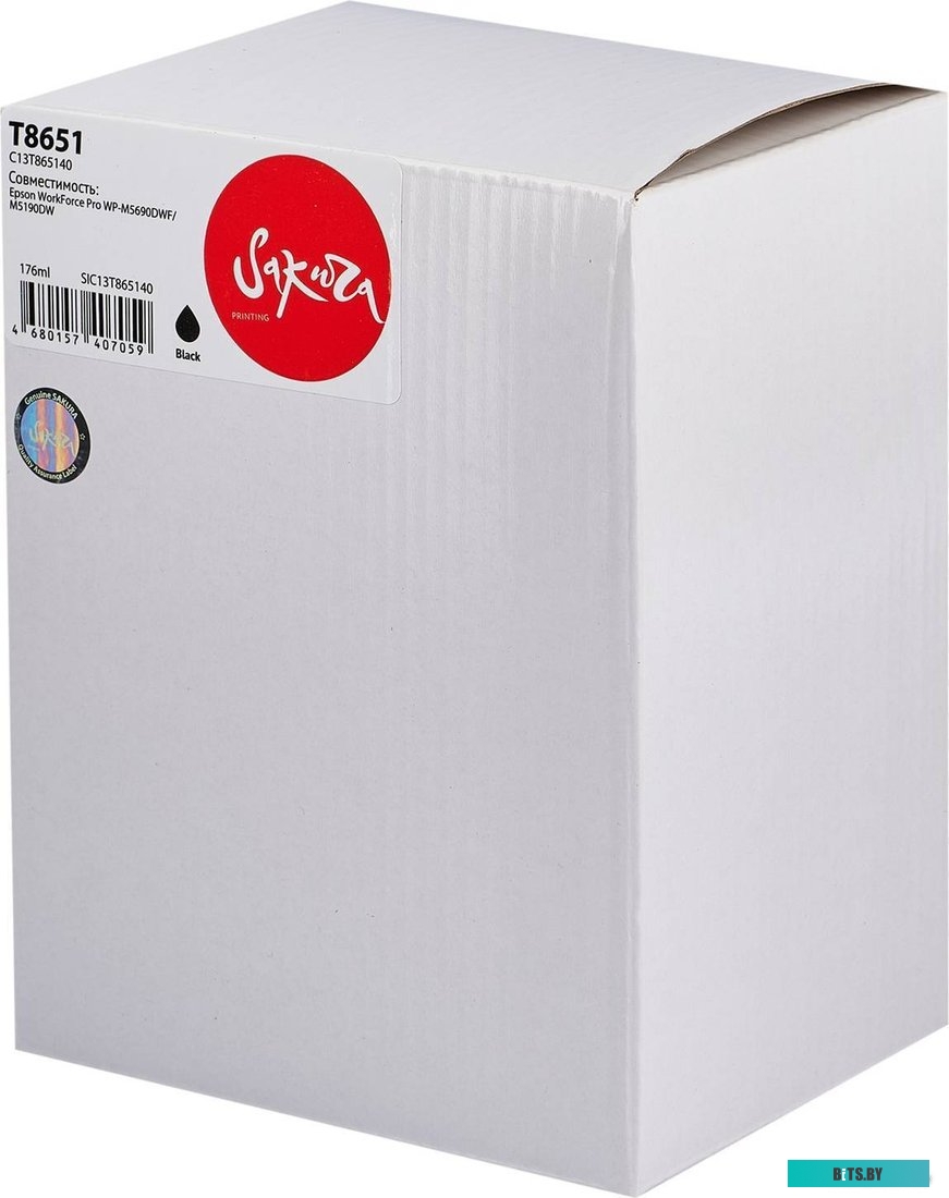 Картридж Sakura Printing SIC13T865140 (аналог Epson T8651 BK)