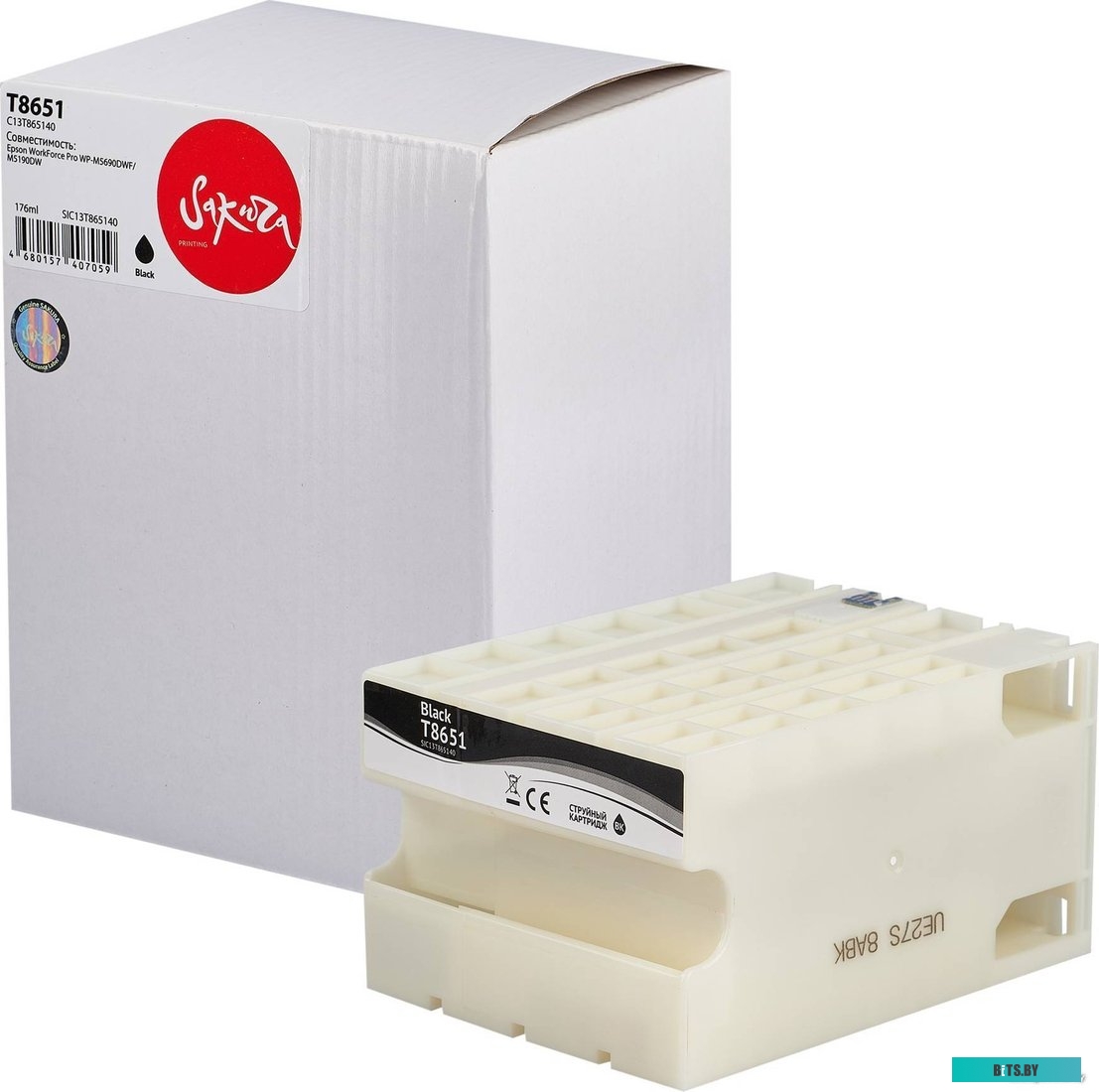 Картридж Sakura Printing SIC13T865140 (аналог Epson T8651 BK)