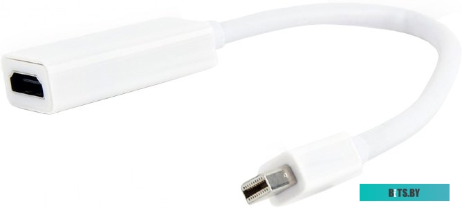Переходник A-mDPM-HDMIF-02-W Gembird miniDP(вилка) to HDMI(розетка) гибкий белый