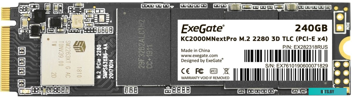 SSD Накопитель ExeGate Next Pro 240GB EX282318RUS