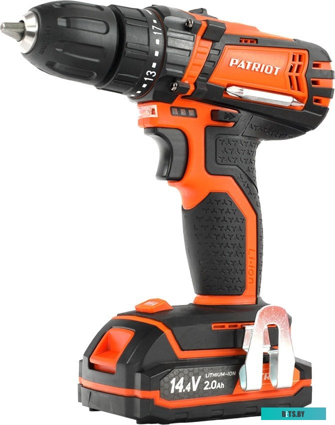Дрель-шуруповерт Patriot BR 141ES 180201141 (с 1-ми АКБ, кейс) <180 20 1141>