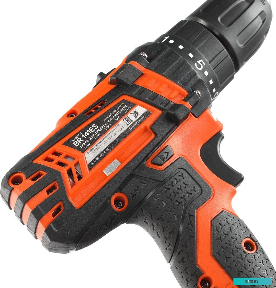 Дрель-шуруповерт Patriot BR 141ES 180201141 (с 1-ми АКБ, кейс) <180 20 1141>