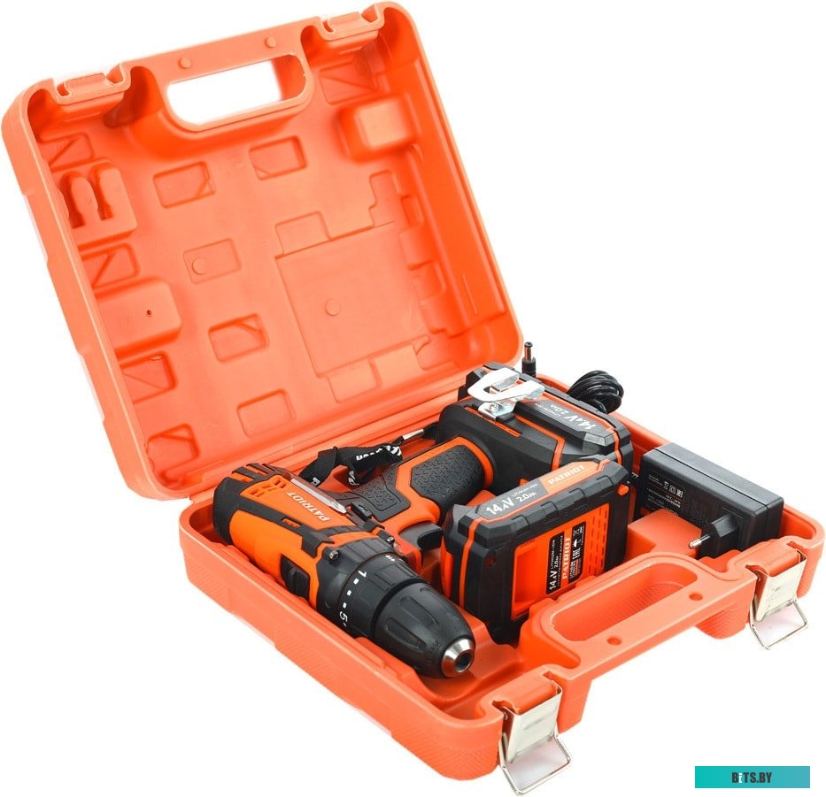 Дрель-шуруповерт Patriot BR 141ES 180201141 (с 1-ми АКБ, кейс) <180 20 1141>