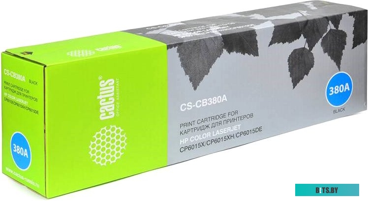 Картридж CACTUS CS-CB380AR (аналог HP Color LaserJet 823A CB380A)