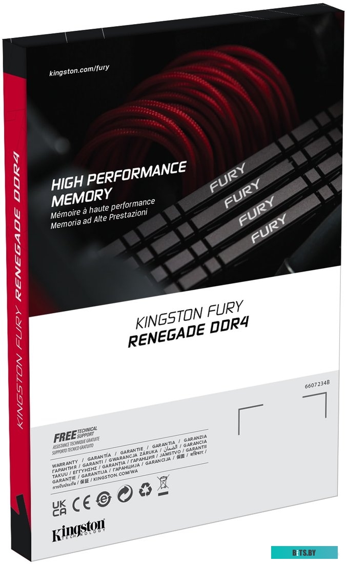 Модуль памяти Kingston FURY Renegade 8GB DDR4 PC4-25600 KF432C16RB/8