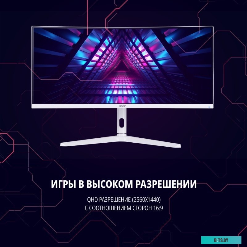 МОНИТОР 38.5" XZ396QUPWMIIPPHX WHITE UM.TX6CD.P01 ACER UM.TX6CD.P01