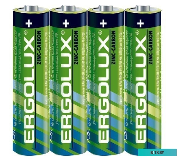 Батарейки Ergolux R03 SR4 4шт