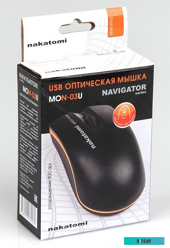 Мышь Nakatomi MON-03U