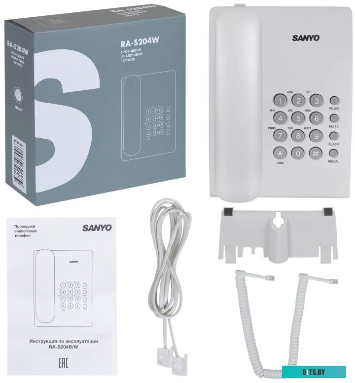 Проводной телефон Sanyo RA-S204W