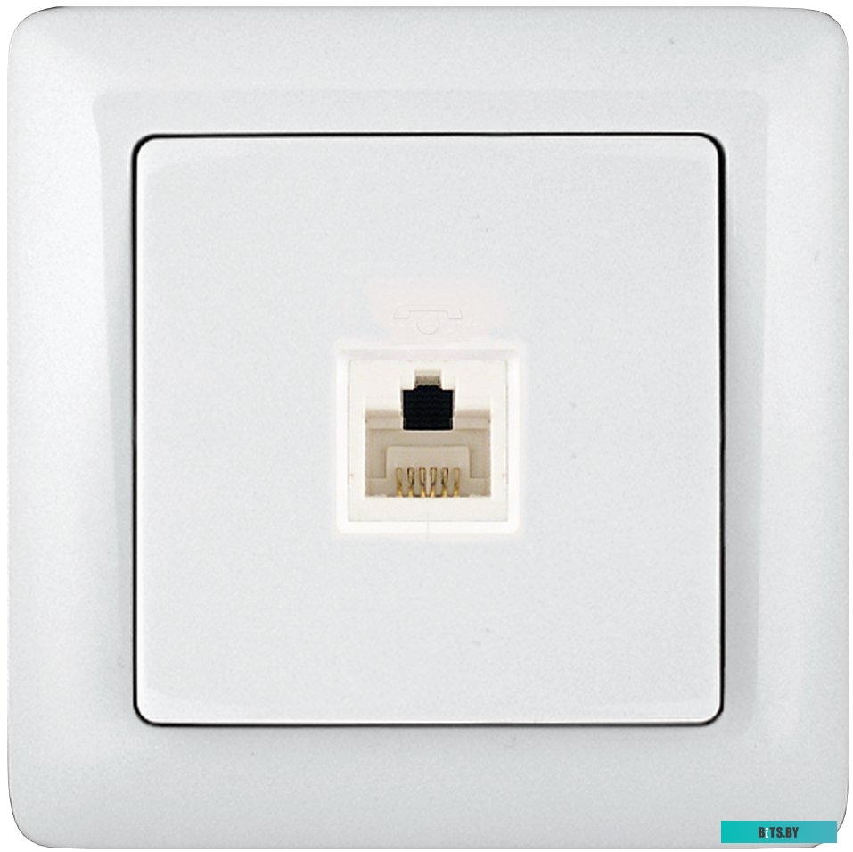 Розетка телефонная Schneider Electric Хит RT-4S3-B