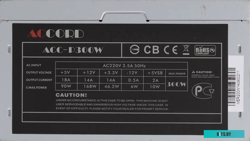 Блок питания Accord ACC-P300W
