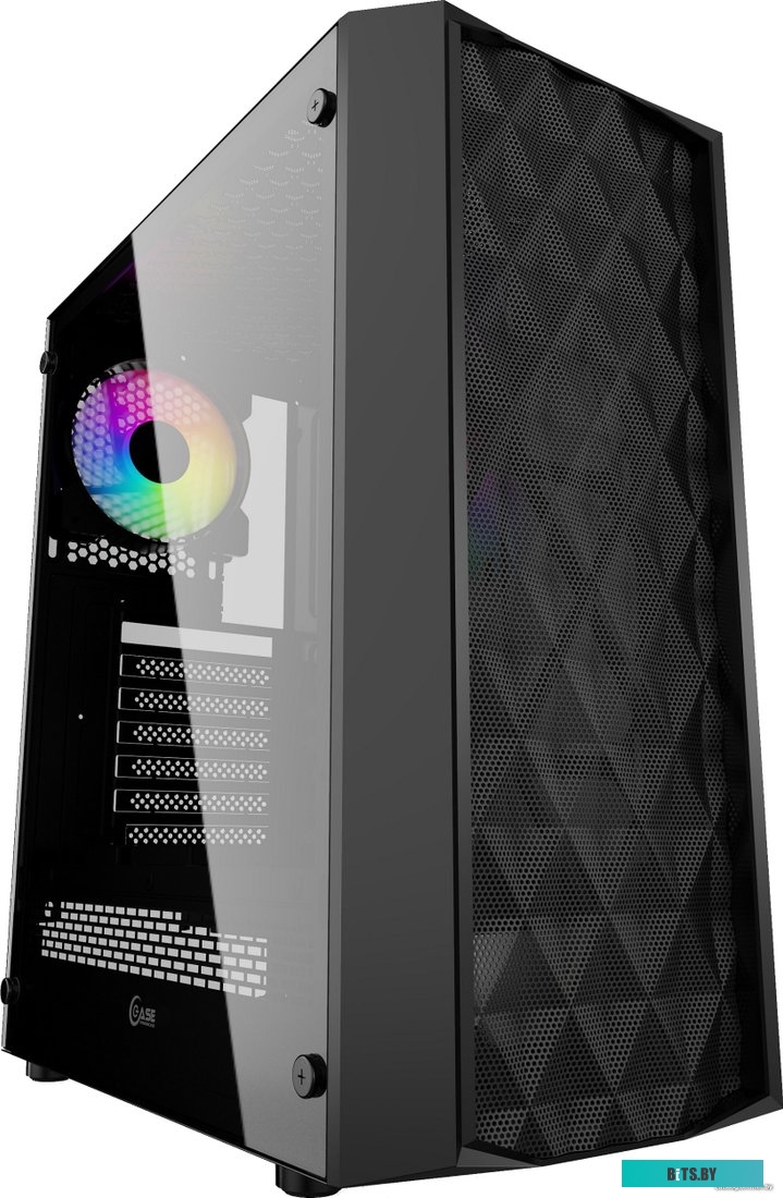 Корпус PowerCase Diamond Mesh LED <CMDM-L1>