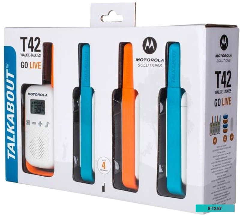 Портативная радиостанция Motorola Talkabout T42 Quad Pack