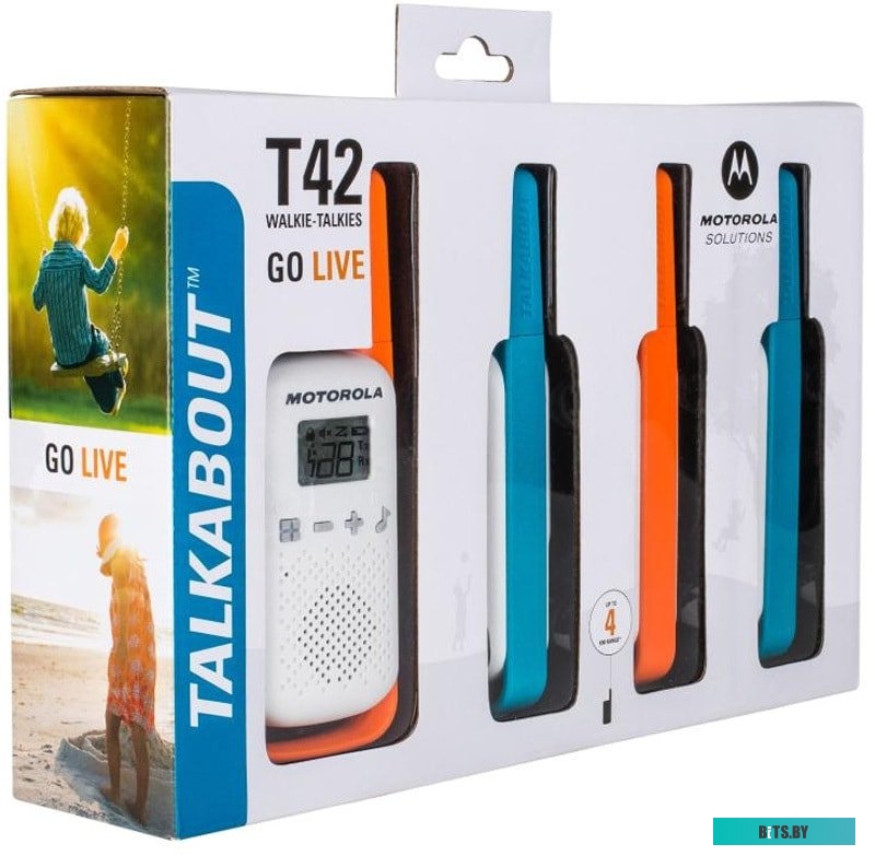 Портативная радиостанция Motorola Talkabout T42 Quad Pack