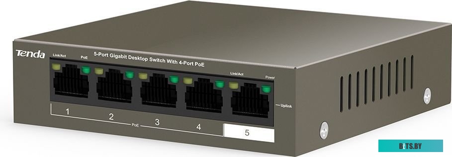 Коммутатор Tenda TEG1105P-4-63W