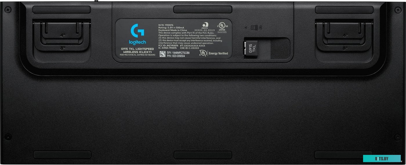 Клавиатура Logitech G915 TKL Lightspeed GL Clicky <920-009536>