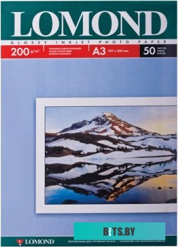 Фотобумага Lomond Глянцевая А3 200 г/кв.м. 50 листов (0102024)