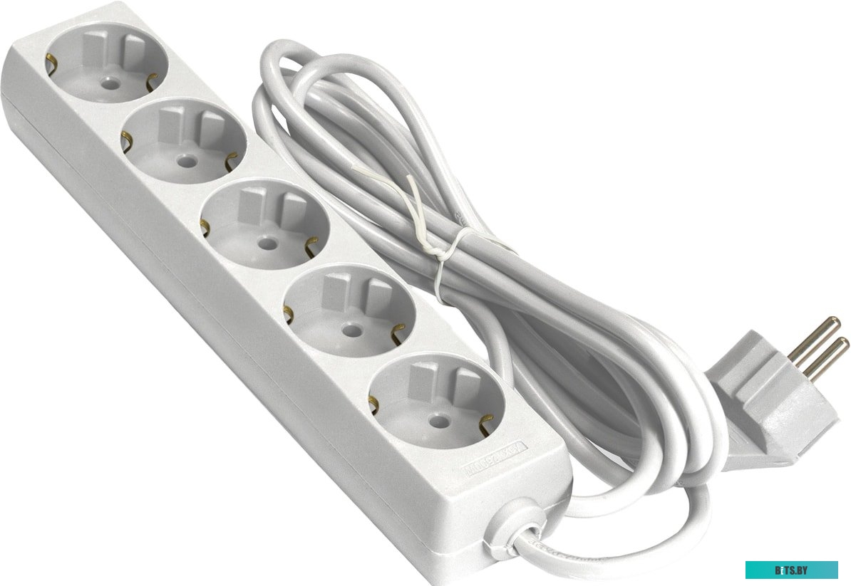 Сетевой фильтр (удлинитель) ExeGate ECE-5-5W <EX285827RUS>