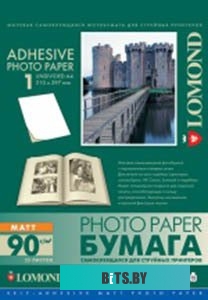 Самоклеящаяся бумага Lomond Самоклеющаяся А4 90 г/кв.м. 25 листов (2210003)