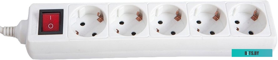Сетевой удлинитель Buro BU-PS5.3/W 3м (5 розеток) белый