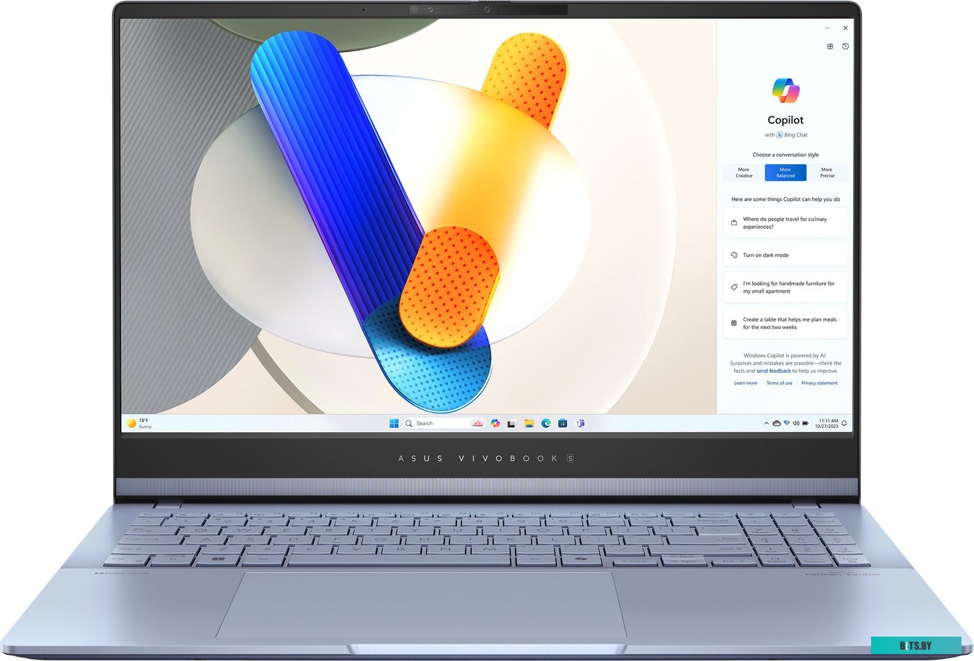 Ноутбук ASUS Vivobook 15 X1504VA-BQ1076 (90NB14E2-M00350) 90NB14E2-M00350
