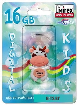 USB накопитель (Флешка) Mirex COW PEACH 16GB (13600-KIDCWP16)