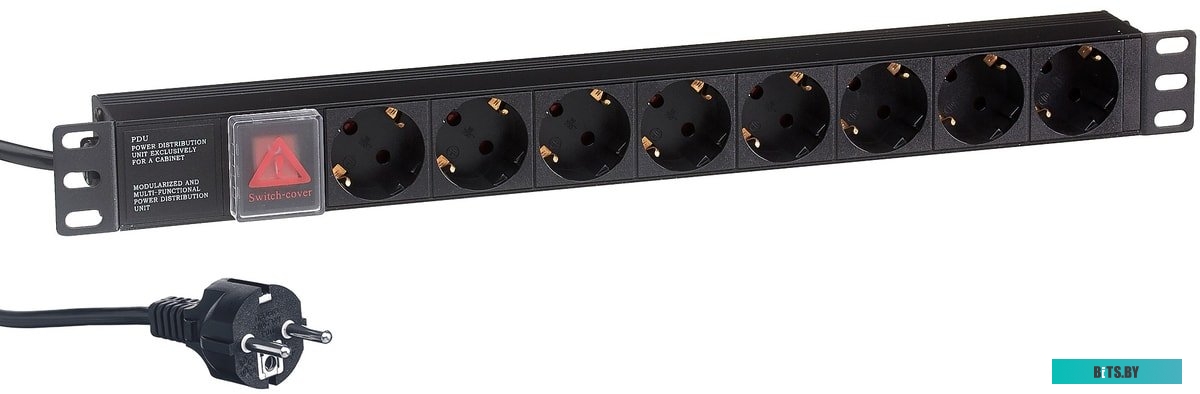 Блок розеток ExeGate ServerPro PDU-19H805 Al-8S-EU3CU-SW <EX280844RUS>