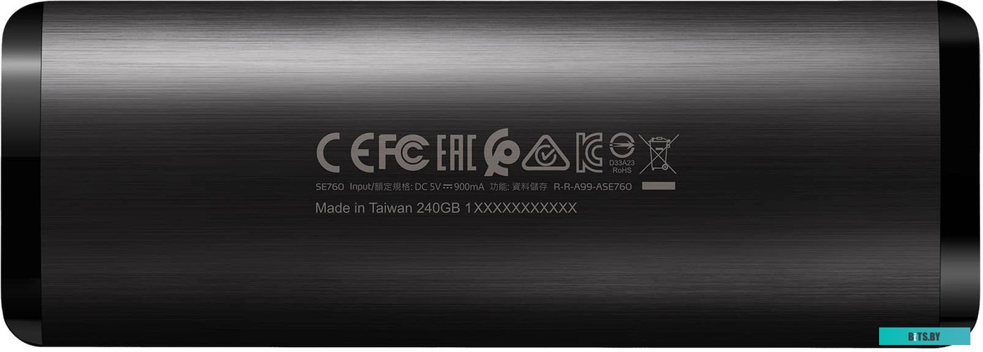 Внешний жесткий диск ADATA SE760 2TB ASE760-2TU32G2-CBK (черный)