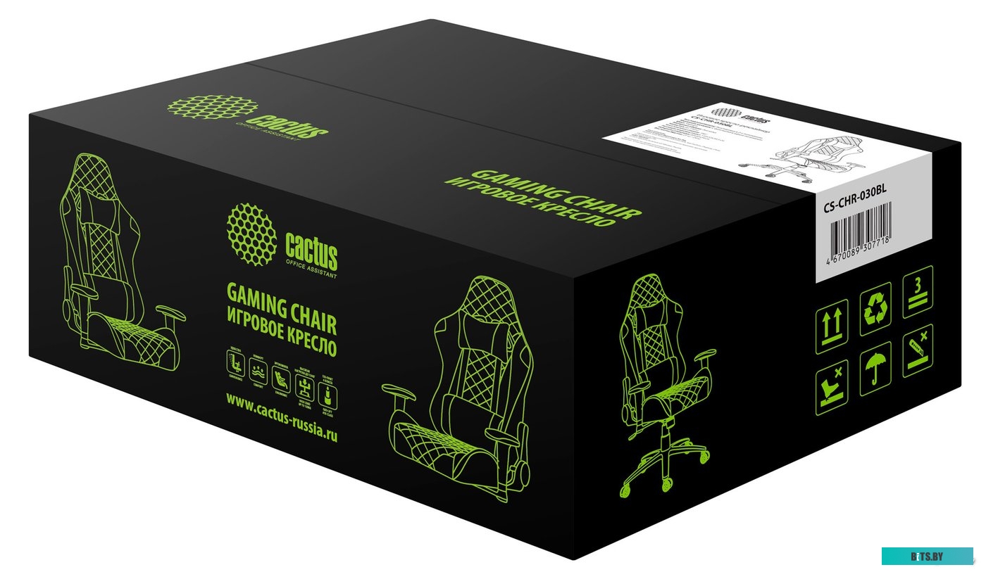 Кресло CACTUS CS-CHR-030BL (черный)