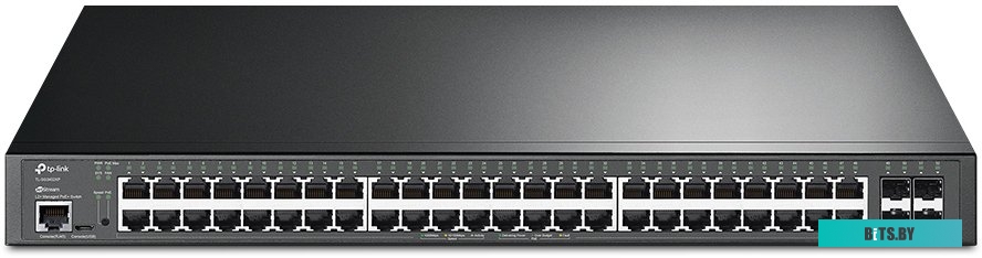 Коммутатор TP-Link TL-SG3452XP 48G 4SFP+ 48PoE+ 500W управляемый