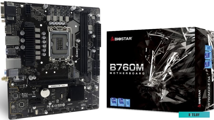 Материнская плата Biostar B760MX2-E D4 Ver. 6.0