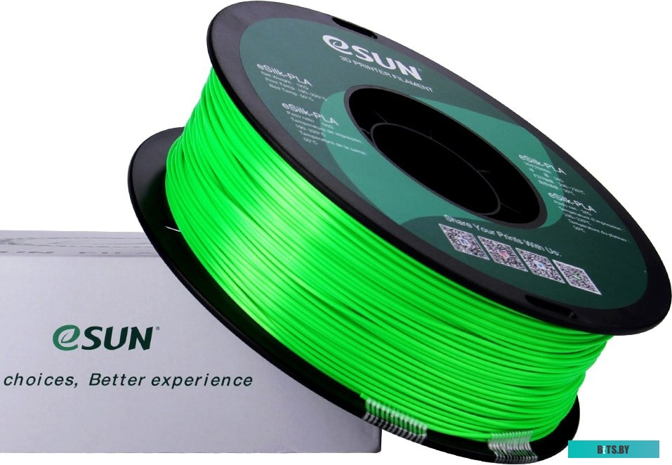 Т0030641 eSUN eSilk PLA 1.75 мм 1000 г (зеленый)