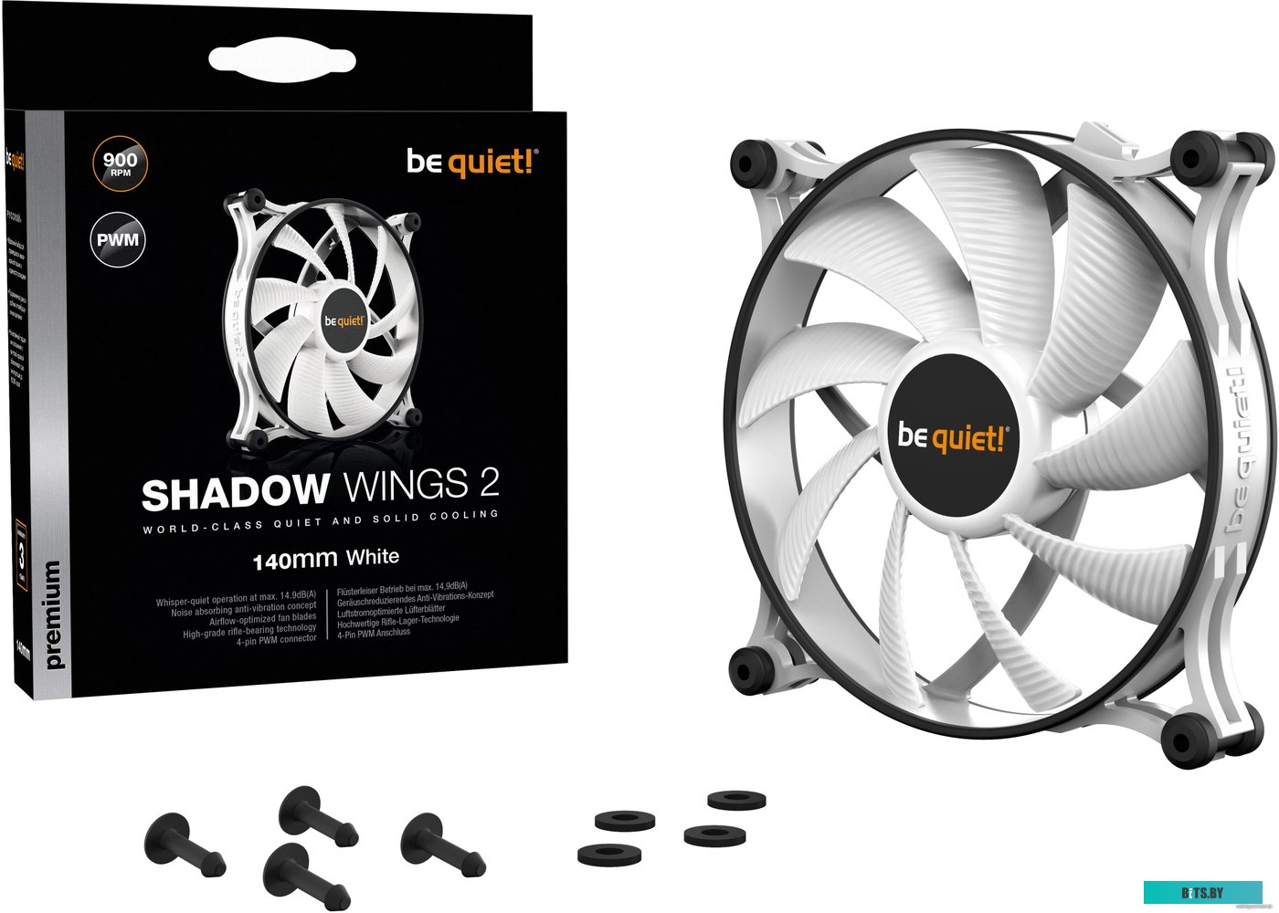 Кулер be quiet! Shadow Wings 2 140mm PWM BL091