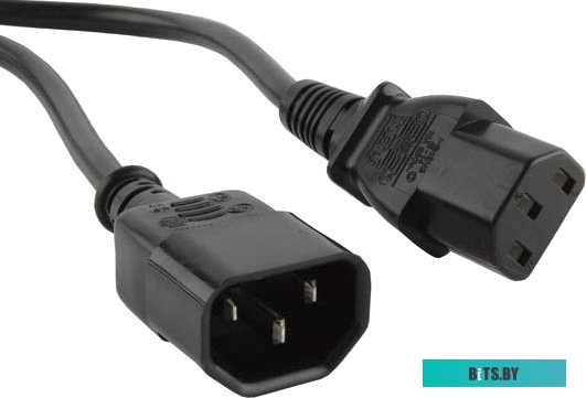 Сетевой шнур Монитор - Системный блок 1,8м Telecom TP020-IEC320-C13/C14-1.8-BK