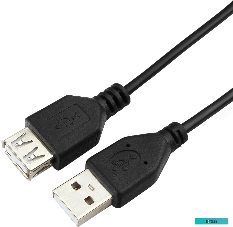 Кабель USB - удлинитель Гарнизон GCC-USB2-AMAF-1.8M, USB 2.0, 1,8 м