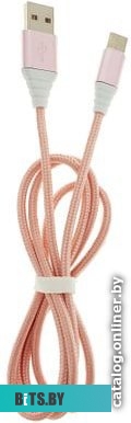 Кабель Omega Computer OUFBB3TYPECBOXRG 1 м (розовый) <OME44268>
