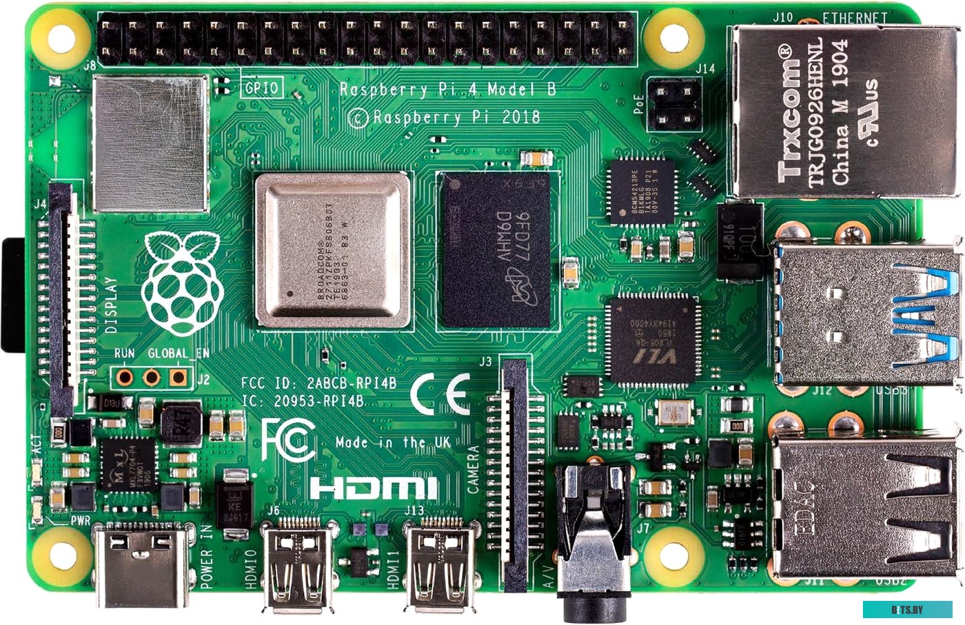 Одноплатный компьютер Raspberry Pi 4 Model B 8GB
