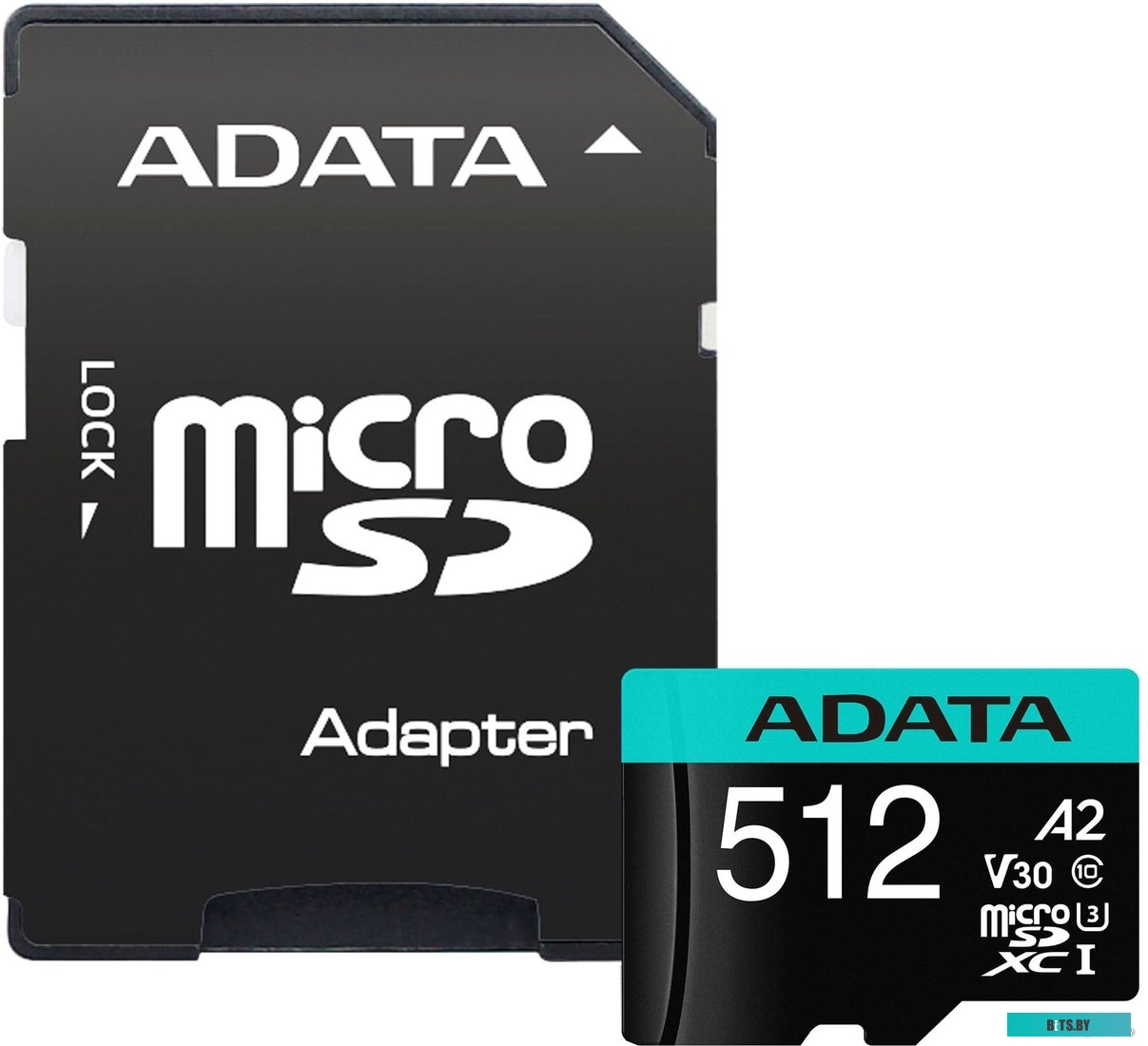 Карта памяти ADATA Premier Pro AUSDX512GUI3V30SA2-RA1 microSDXC 512GB (с адаптером)