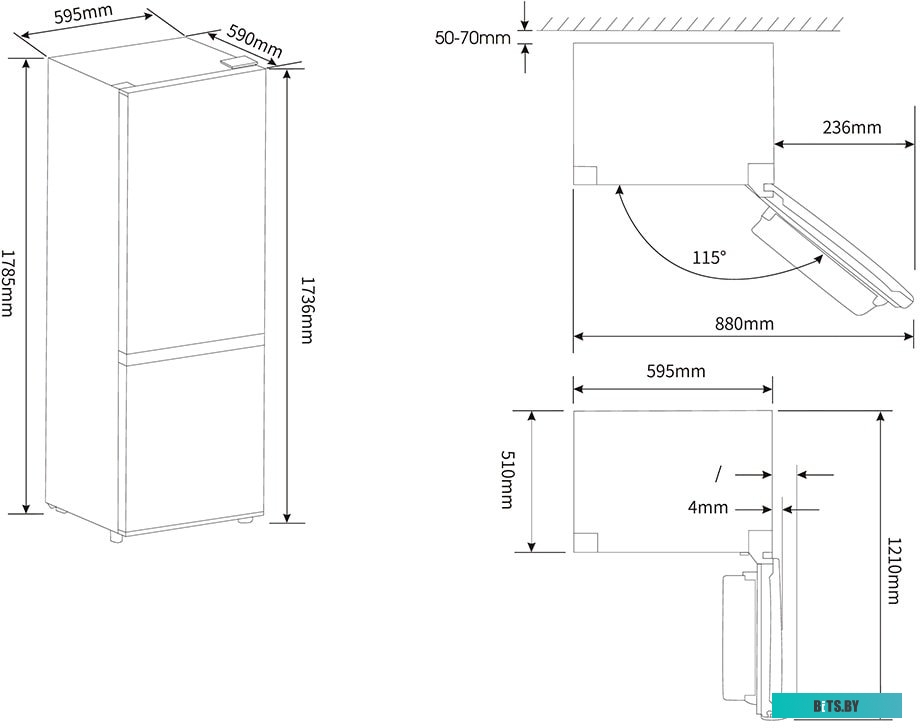 Hisense RB372N4AW1