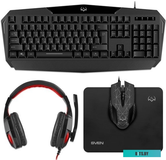 Клавиатура + мышь с ковриком + наушники SVEN GS-4300